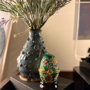 Decorative Floral Egg Trinket Box’s (5)